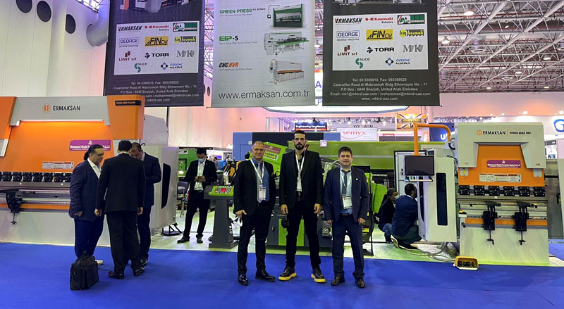 Great interest to Ermaksan’s stand at STEELFAB