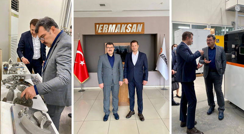 President of TÜBİTAK Prof. Dr. Hasan Mandal visited Ermaksan